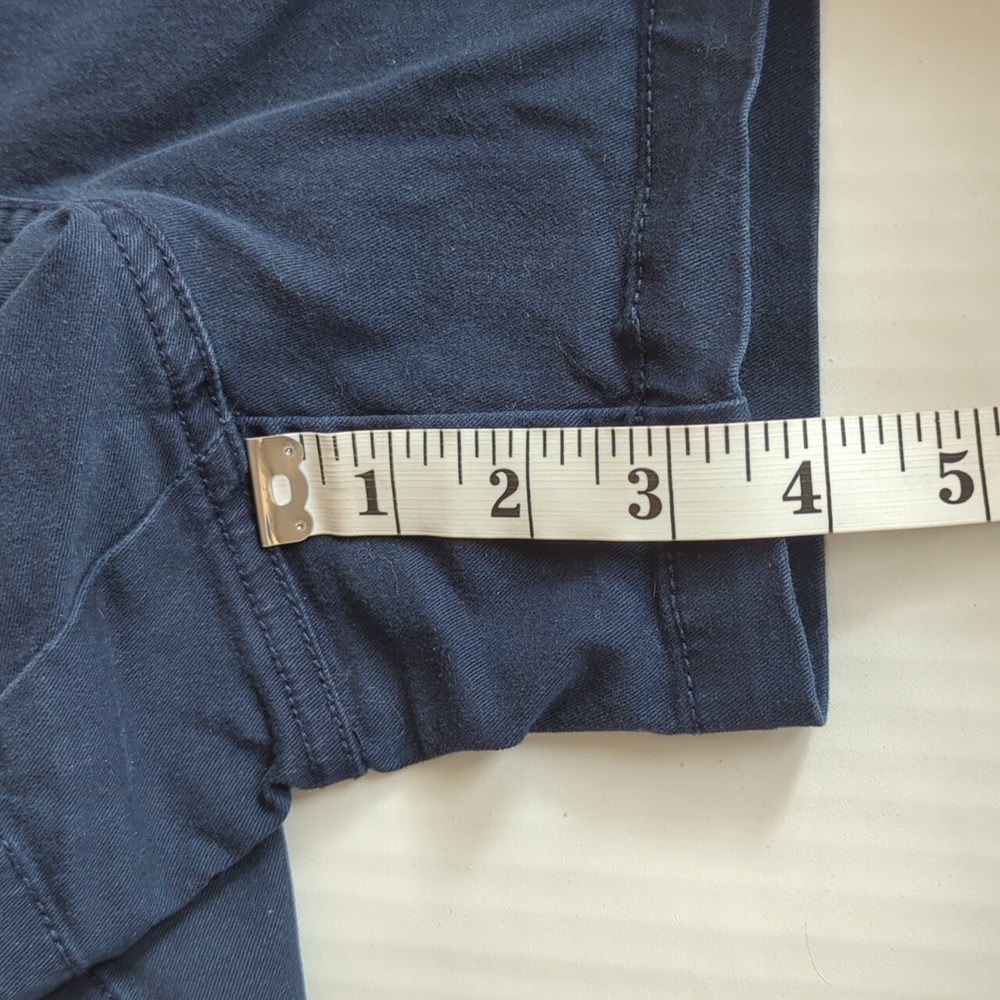 Loft Outlet 4" Shorts 10 Navy Blue - Picture 10 of 11